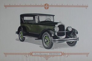 MAG: CHRYSLER IMPERIAL .1926. LAVISH BROCHURE FULL COLOR NICE VF