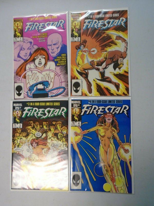 Firestar set #1-4 8.5 VF+ (1986)