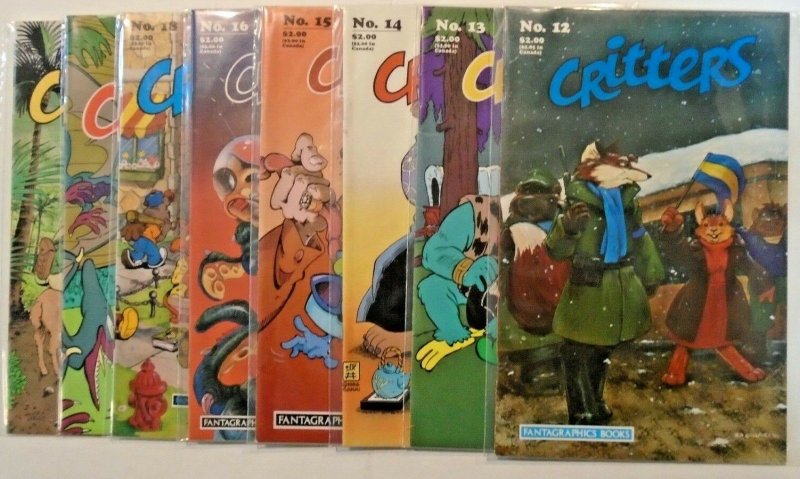*Critters (1986 Fantagraphics) #11-20 (10 books)