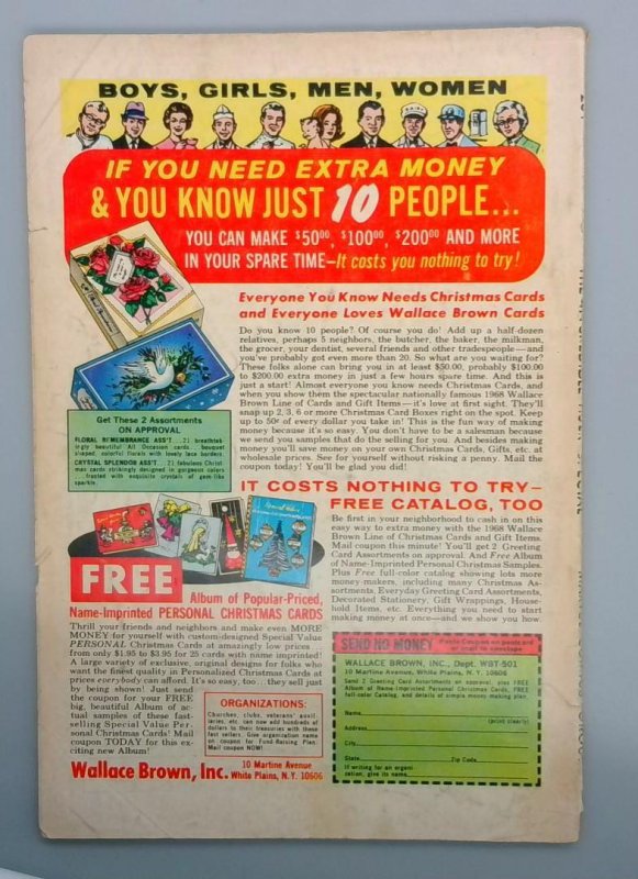 Incredible Hulk Annual #1 VG- Bottom front cover split, Marvel 1968 JR1