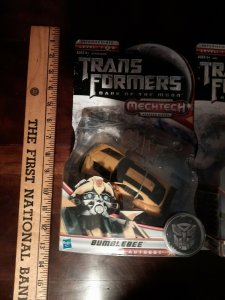 2X Transformers dark of the moon Mechtech  LUNAFIRE OPTIMUS PRIME Bumblebee