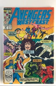 Avengers West Coast #49 Direct Edition (1989)