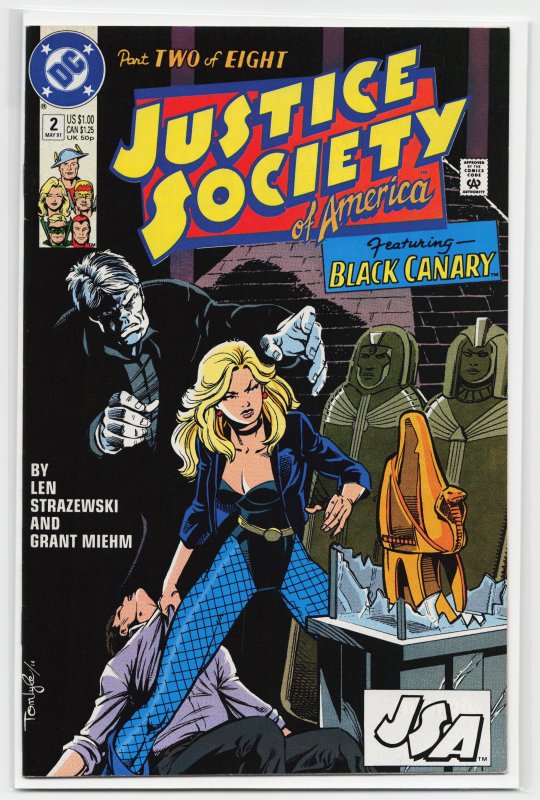 Justice Society of America #2 (1991) Black Canary