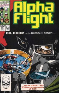 Alpha Flight (1st Series) #91 VF ; Marvel | Doctor Doom Fabian Nicieza