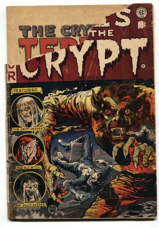 Tales From the Crypt #35 COMIC BOOK 1953- EC Horror Jack Davis Werewolf cover