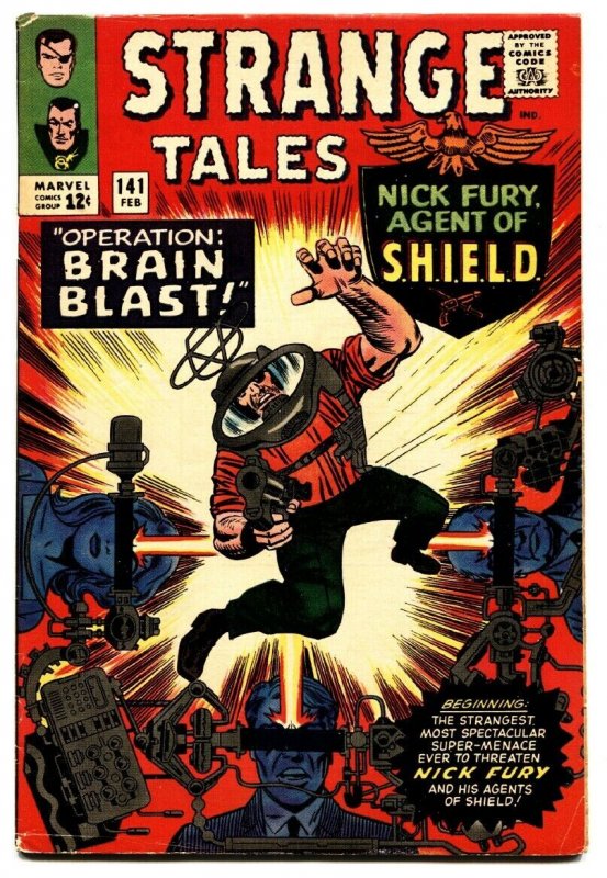 STRANGE TALES #141 comic book JACK KIRBY-NICK FURY-SILVER AGE-MARVEL FN+