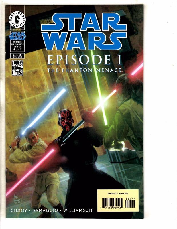 8 Star Wars Episode 1 Complete Dark Horse Comics # 1 2 3 4 + Anakin Obi Jin PP10