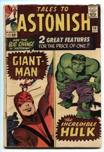 Tales to Astonish #60 Marvel comic book-Silver-Age-Hulk