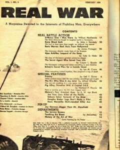 Real War Magazine #3 February 1958- Buna Blood Bath- Leopard of the Deep