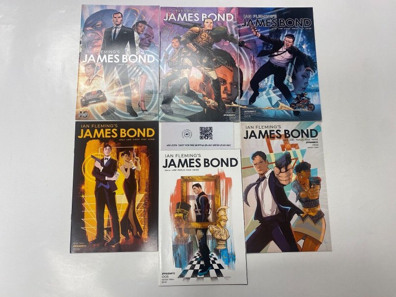 6 James Bond DYNAMITE comic book #1 2 3 4 5 6 10 MS10