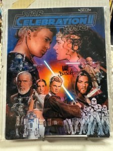 STAR WARS CELEBRATION II EXCLUSIVE SOUVENIR BOOK (SUNCOAST/LUCAS ARTS) SINGED