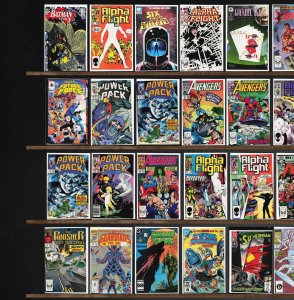 Huge Lot 140+ Comics with Power Pack, Green Lantern, The Avengers & More!
