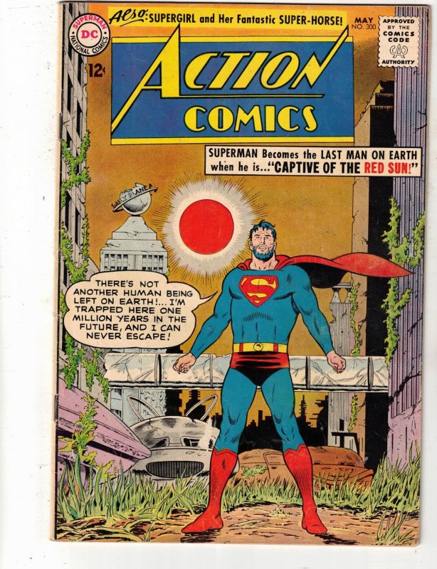 Action Comics #300 (1963) UTAH PRICE DROP! FN Key 300th! Mxyzptlk! Super horse!