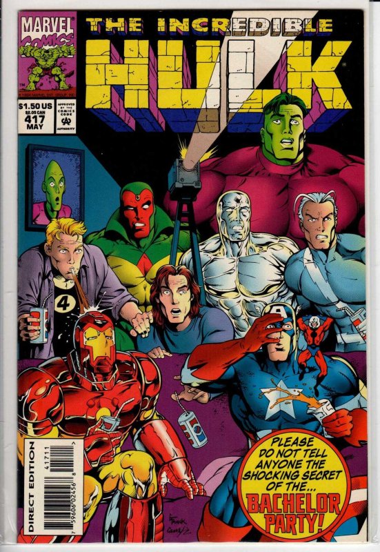 The Incredible Hulk #417 Direct Edition (1994) 9.4 NM