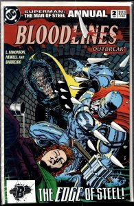 Superman: The Man of Steel Annual #2 Direct Edition (1993) Steel