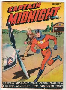 Captain Midnight #36 (Jan-46) VG Affordable-Grade Captian Midnight