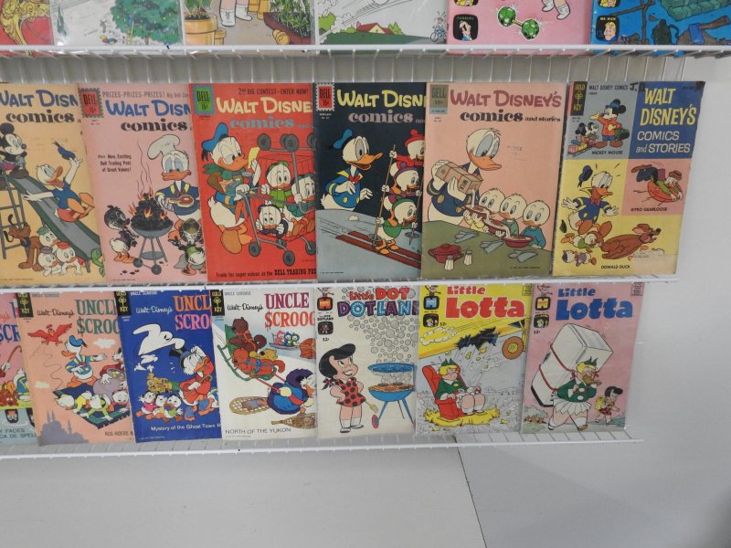 Huge Lot of 85 Cartoon Comics W/ Uncle Scrooge, Casper +More! Avg. VG/FN Cond.