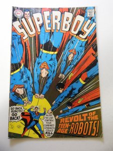 Superboy #155 (1969) VG- Condition moisture stains, soiling bc