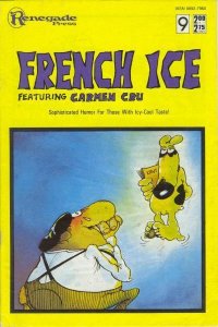 French Ice #9 Featuring Carmen Cru Renegade Press Comics December 1987 (VFNM)