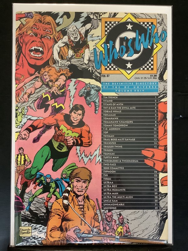 Who's Who: The Definitive Directory of the DC Universe #24 (1987)