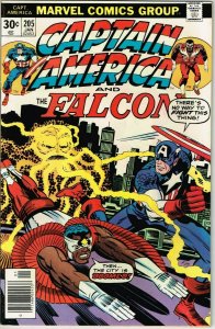 Captain America #205 (1968) - 8.0 VF *Agron Walks The Earth/Kirby* 