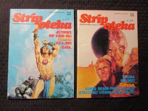 1981 STRIPOTEKA #654 655 FN 6.0 LOT of 2 Yugoslavia Comic Conan Tarzan