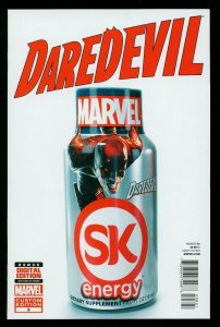 DAREDEVIL #8 2014- SK ENERGY VARIANT COVER- LIMIT ONE PER STORE- HIGH GRADE