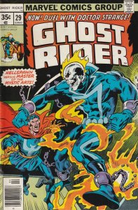 Ghost Rider # 29 Newsstand Cover FN/VF Marvel 1978 1st Meet Doctor Strange [B4]