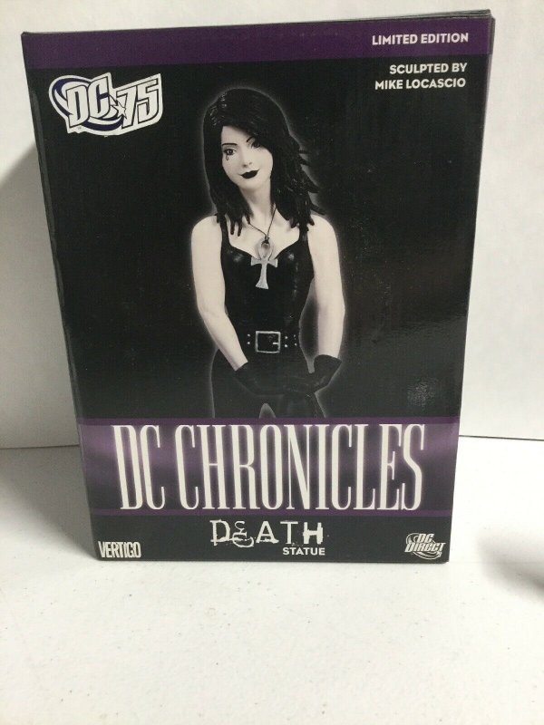 Death Statue Cold-Cast Porcelain 0112/2500 Limited Edition DC Chronicles