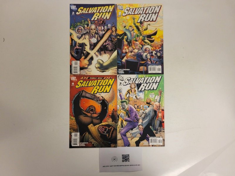 4 Salvation Run DC Comic Books #1 2 3 4 92 TJ19