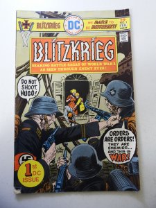 Blitzkrieg #1 (1976) VG Condition MJ insert intact