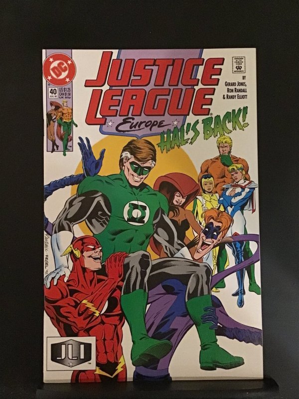 Justice League Europe #40 Newsstand Edition (1992)