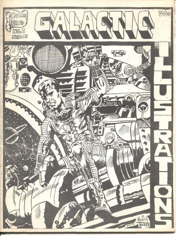 GALACTIC ILLUSTRATIONS #1-1968-KEITH TUCKER-ROB GUSTAVESON-COLLECTORS BOOK ST...