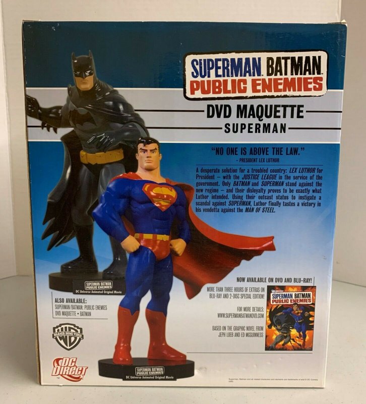 Superman Batman Public Enemies DVD Maquette Superman 