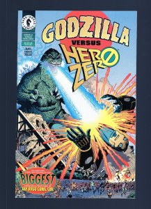 Godzilla Versus Hero Zero #1 - Arthur Adams Cover Art. (9.0/9.2) 1995