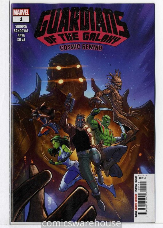 GUARDIANS OF THE GALAXY COSMIC REWIND (2022 MARVEL) #1 NM G62665