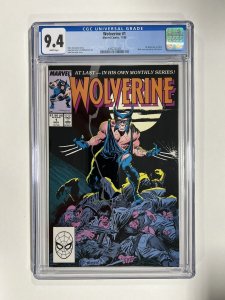 Wolverine 1 CGC 9.4 White Pages 1981 Marvel Comics