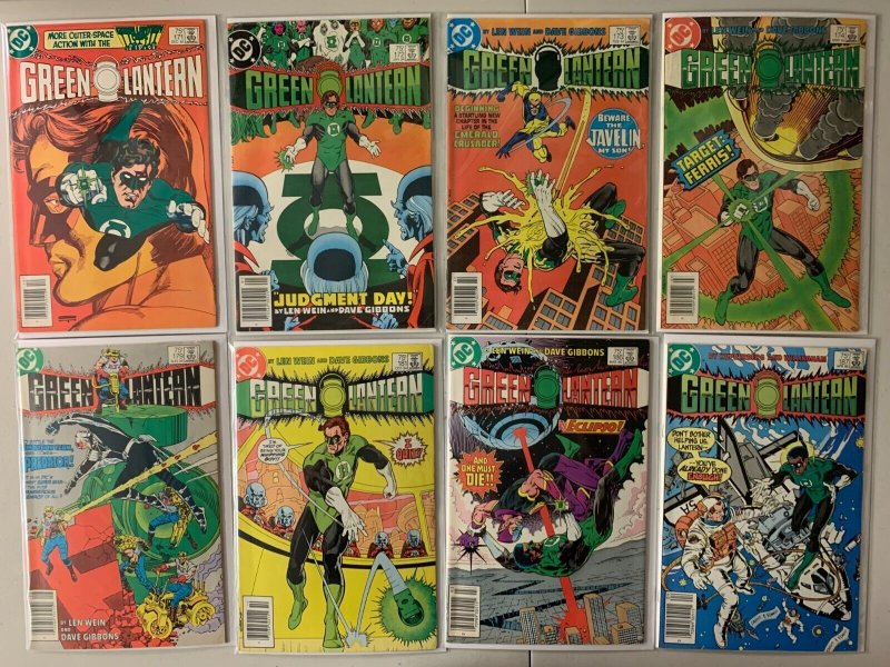 Green Lantern and GL Corps lot #145-224 last issue, ns 42 diff avg 5.0 (1981-88)