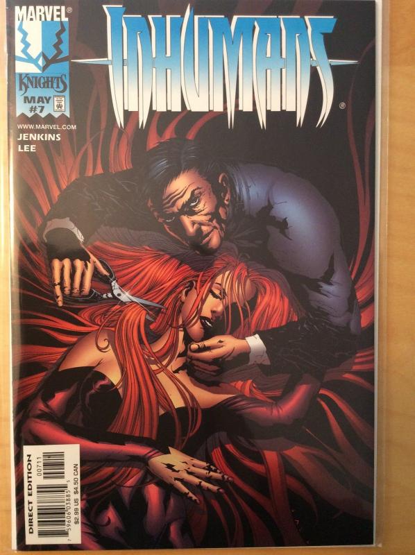 INHUMANS 1 2 3 4 5 6 7 8 9 10 11 12 NM, 1ST PRINTS, MARVEL KNIGHTS COMPLETE SET