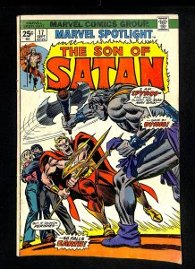 Marvel Spotlight #17 Son of Satan!
