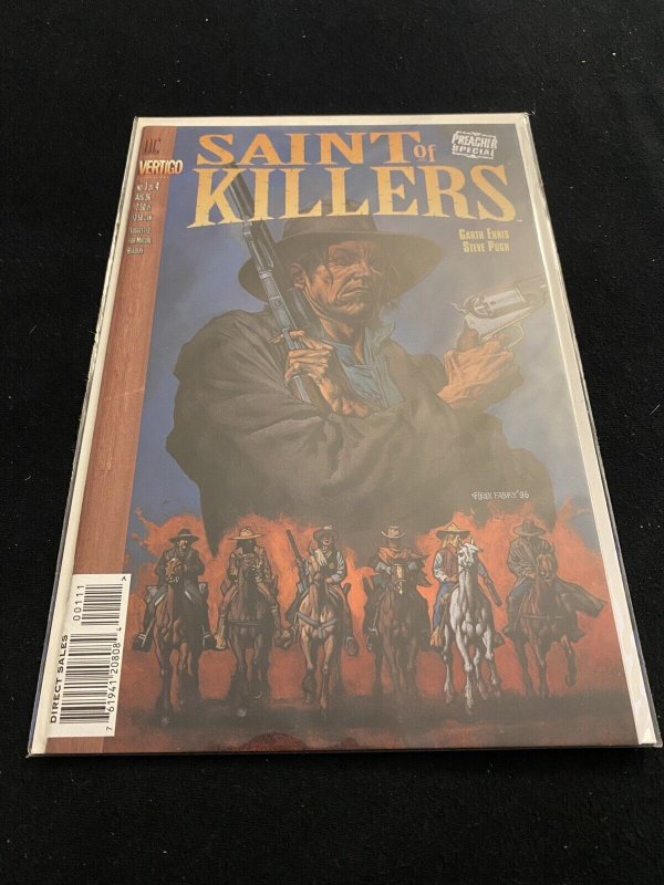 VERTIGO Preacher: Saint of Killers (1996) #1 2 3 4 Complete ENNIS PUGH 