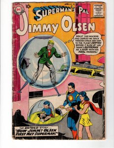 Superman's Pal JIMMY OLSEN #36 - DC Comics - 1959 - 1st App Lucy Lane - Fair Con