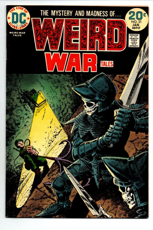 Weird War Tales #21 - Horror - 1974 - FN 