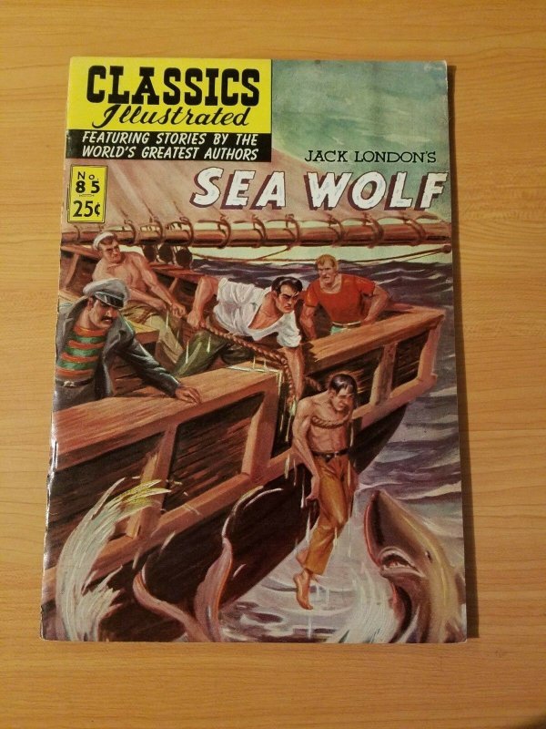 Classics Illustrated #85 - Sea Wolf ~ FINE - VERY FINE VF ~ (Jul 1969) HRN 169