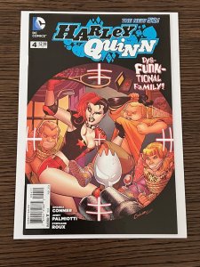 Harley Quinn #4 (2014). VF/NM. 1st app Sy Borgman. Bondage-c. Headlights-c.