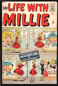 Life With Millie #14 1961-Marvel-Key Issue-Millie meets Kathr the Teen-age To...