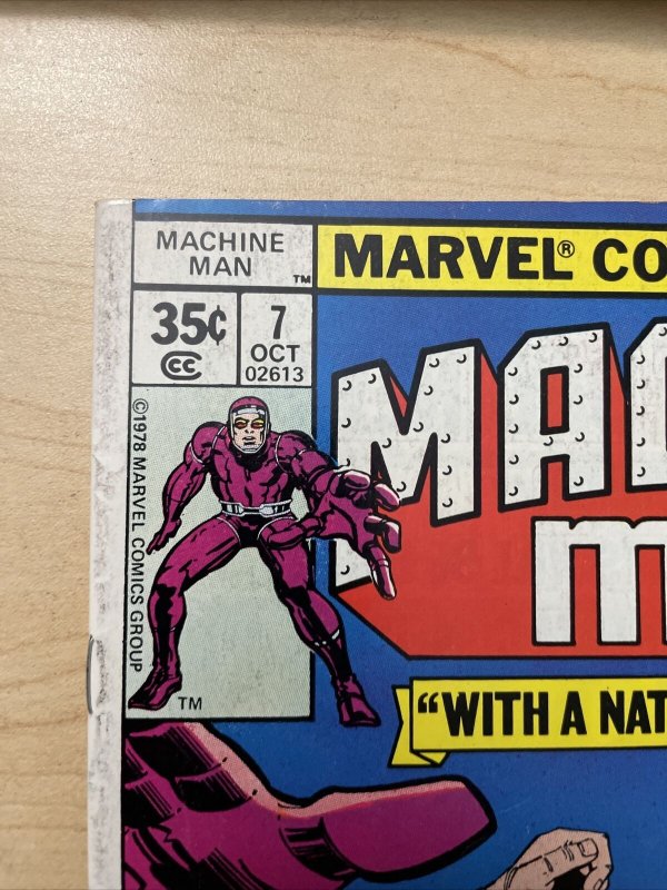 Machine Man #7 1st Appearance Power Broker