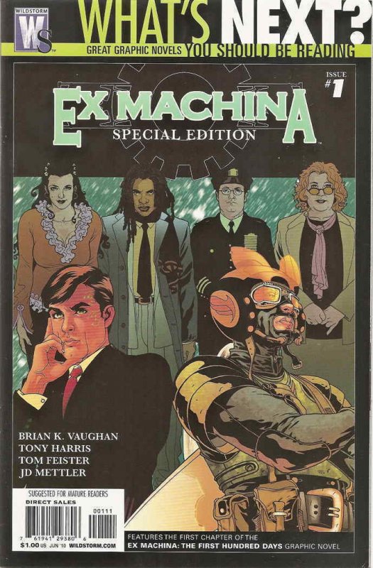 Ex Machina #1 (2nd) VF; WildStorm | we combine shipping 