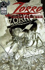 Zorro Black And White Noir #1 VF/NM ; American Mythology | Kaluta