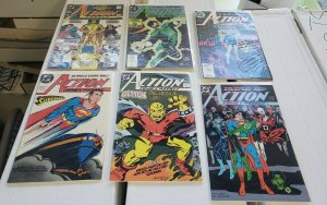 ACTION COMICS 6PC (VF/NM) BAGGED & BOARDED, GOLDEN ANNIVERSARY YEAR 1988-89